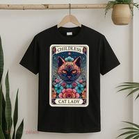 Childless Cat Lady Tarot Card T-Shirt thumb 2