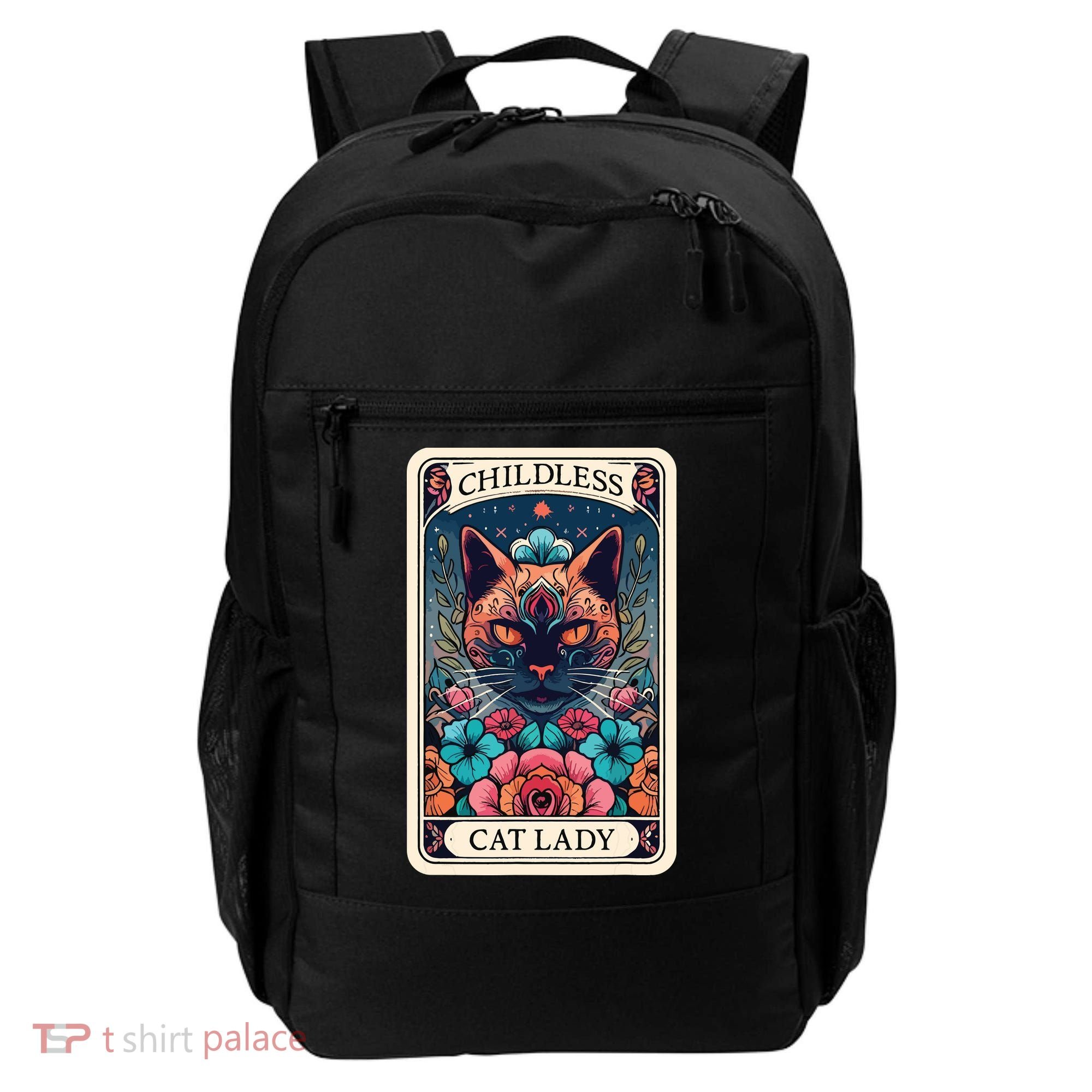 Childless Cat Lady Tarot Card Backpack