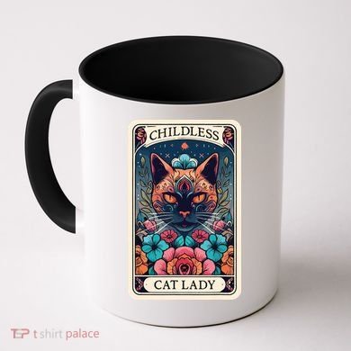 Childless Cat Lady Tarot Card Coffee Mug