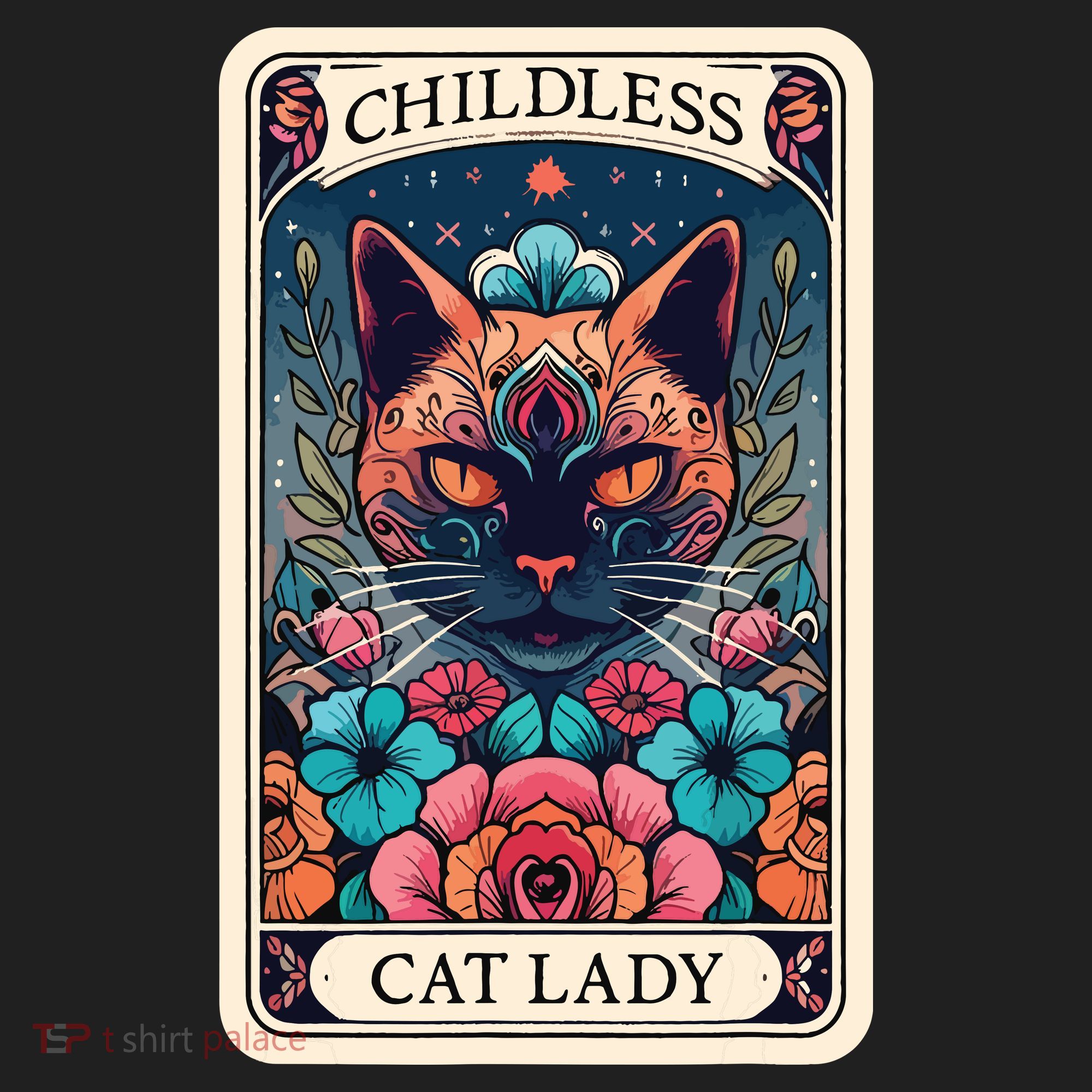 Childless Cat Lady Tarot Card Beanie
