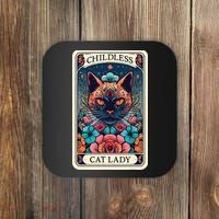Childless Cat Lady Tarot Card Coaster thumb 0
