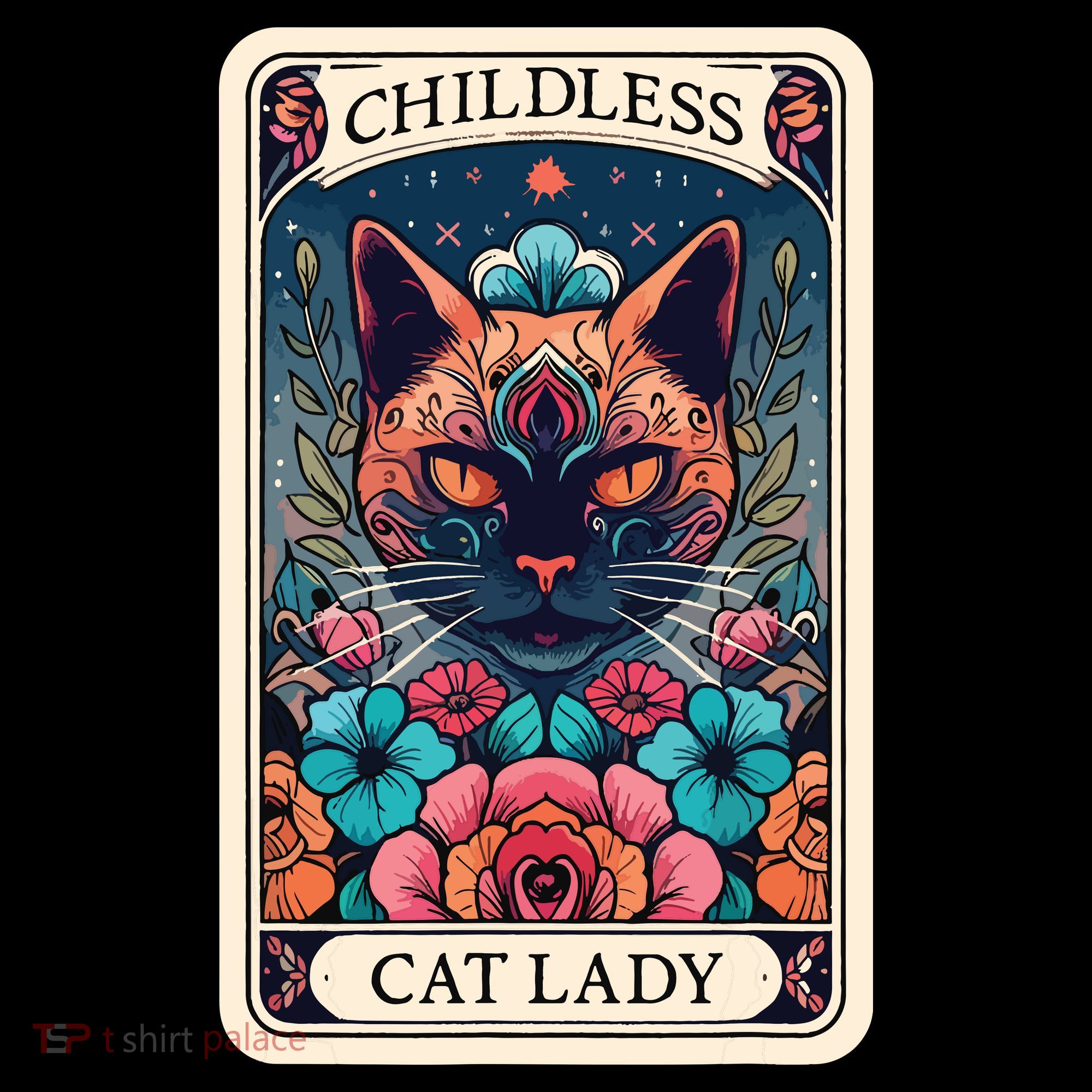 Childless Cat Lady Tarot Card Mousepad