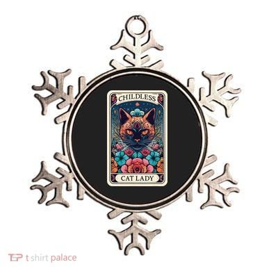 Childless Cat Lady Tarot Card Ornament