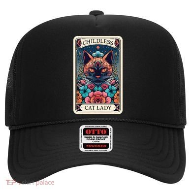 Childless Cat Lady Tarot Card Hat
