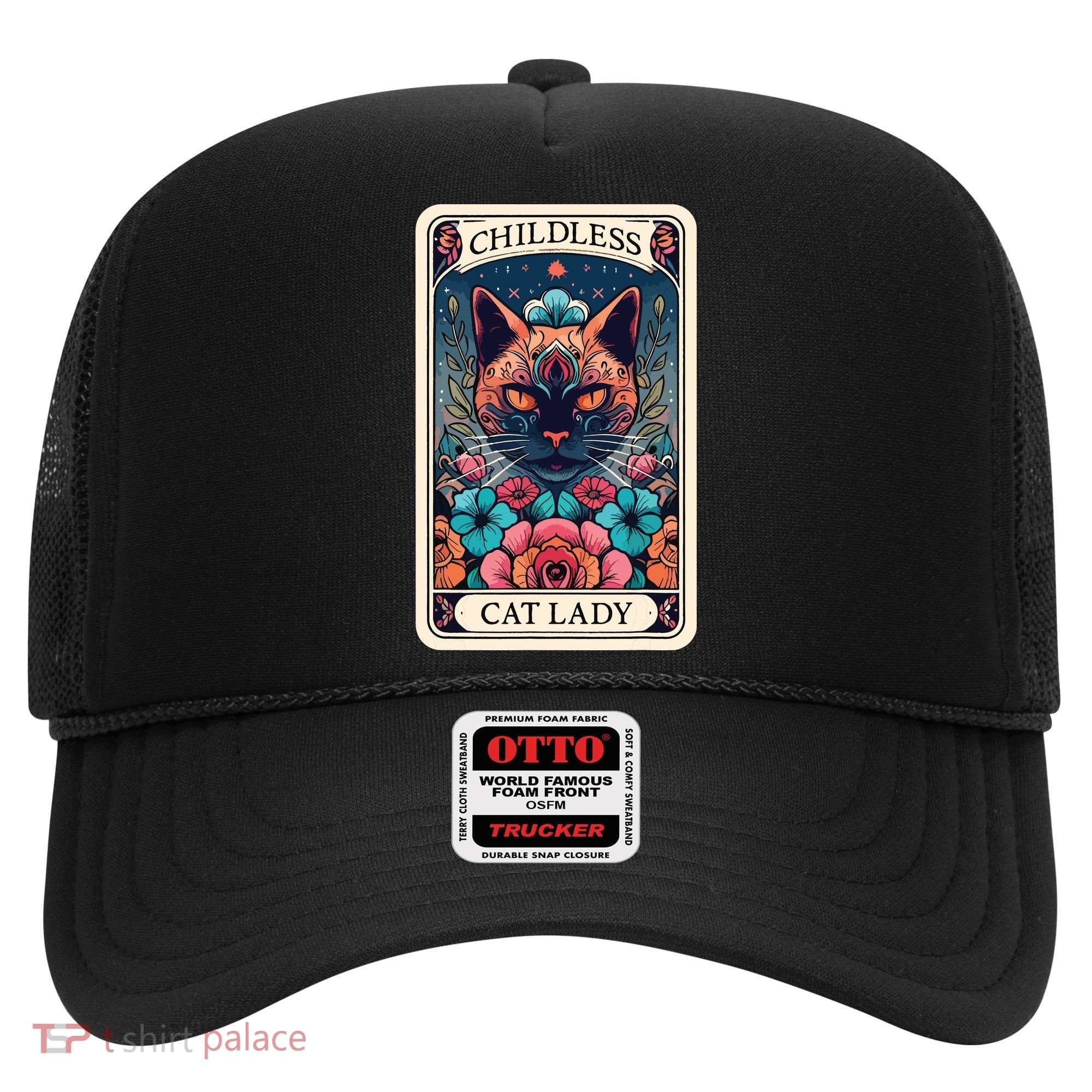 Childless Cat Lady Tarot Card Hat