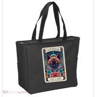 Childless Cat Lady Tarot Card Tote Bag thumb 2