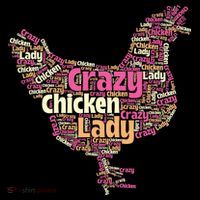 Crazy Chicken Lady Typography Chickens Farm Animal Lover Coffee Mug thumb 5