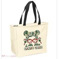 Cute Christmas Little Miss Candy Cane Tote Bag thumb 2