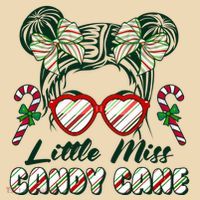 Cute Christmas Little Miss Candy Cane Tote Bag thumb 4