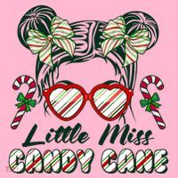 Cute Christmas Little Miss Candy Cane Coaster thumb 2