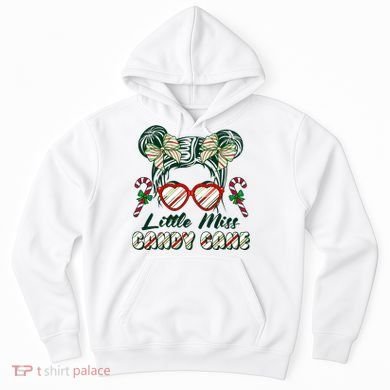Cute Christmas Little Miss Candy Cane Hoodie