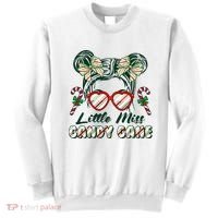Cute Christmas Little Miss Candy Cane Sweatshirt thumb 0