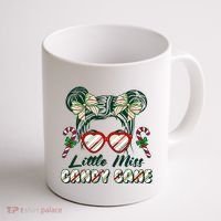 Cute Christmas Little Miss Candy Cane Coffee Mug thumb 1