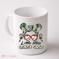 Cute Christmas Little Miss Candy Cane Coffee Mug thumb 0