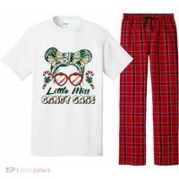 Cute Christmas Little Miss Candy Cane Pajama Set thumb 0