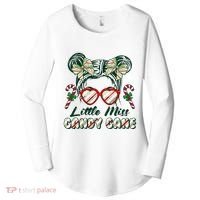 Cute Christmas Little Miss Candy Cane Women's Perfect Tri Tunic Long Sleeve Shirt thumb 0