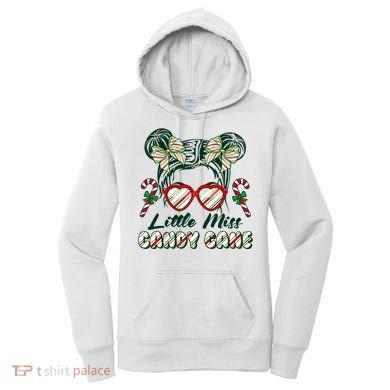 Cute Christmas Little Miss Candy Cane Women's Hoodie