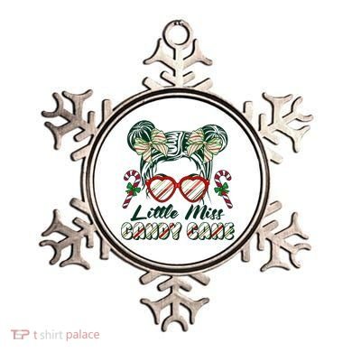 Cute Christmas Little Miss Candy Cane Ornament