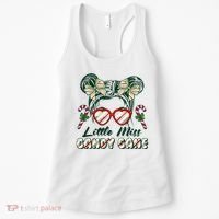 Cute Christmas Little Miss Candy Cane Women's Tank Top thumb 0