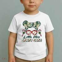Cute Christmas Little Miss Candy Cane Toddler T-Shirt thumb 2