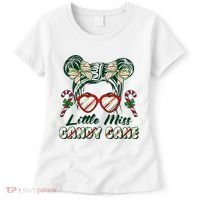 Cute Christmas Little Miss Candy Cane Women's T-Shirt thumb 0