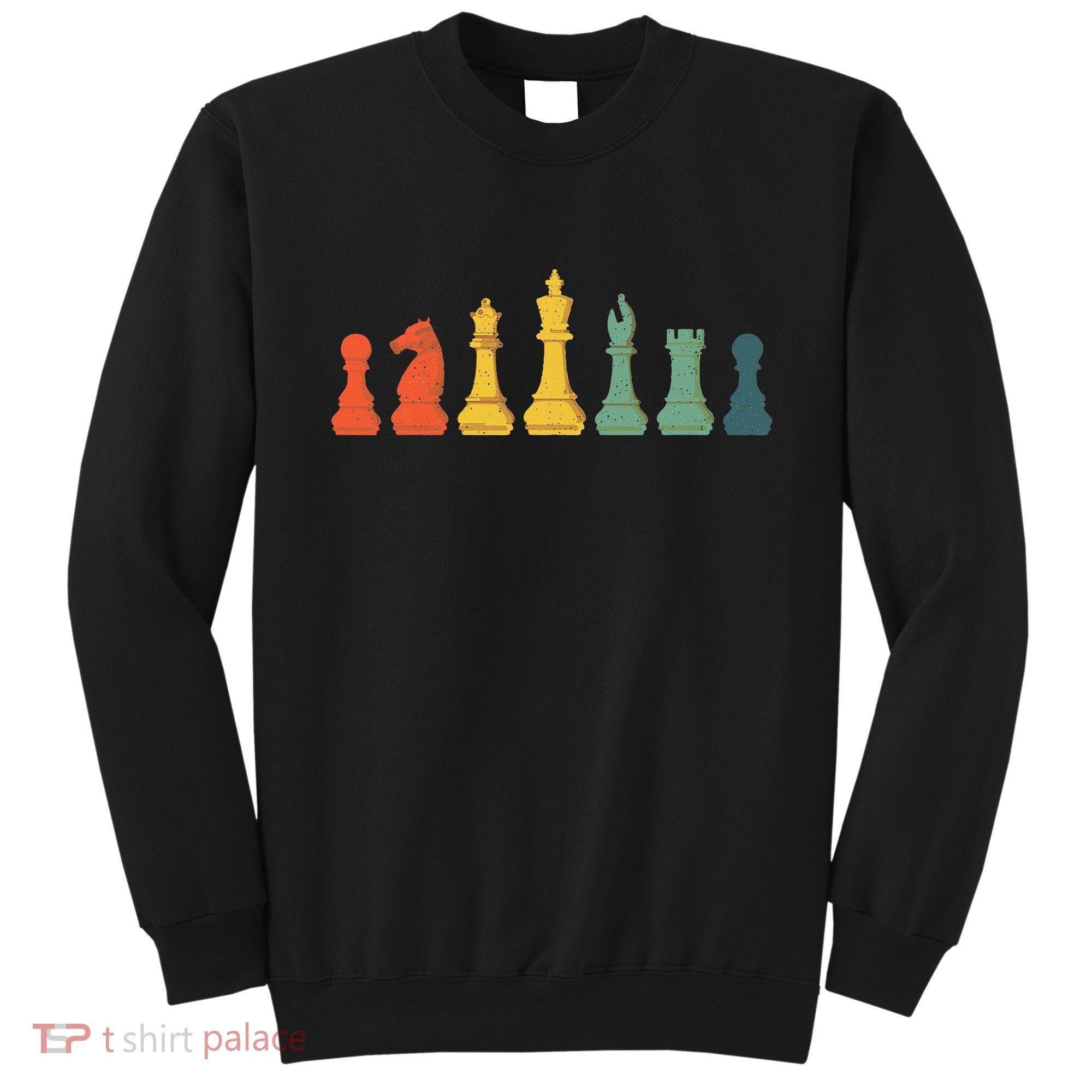 Cool Chess Lover Art Chess Players Novelty Sweatshirt