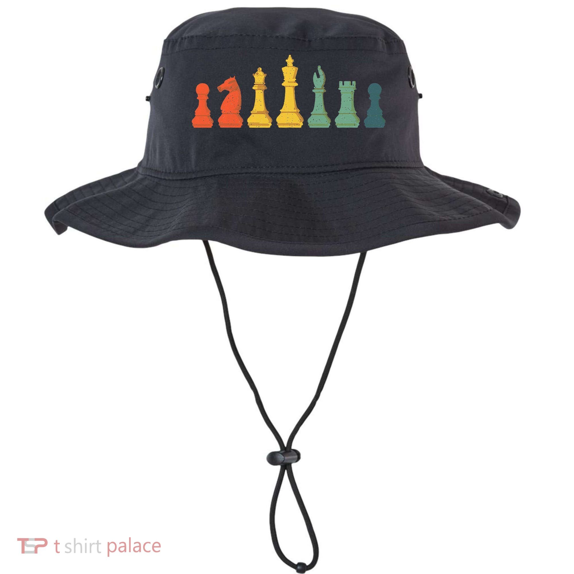 Cool Chess Lover Art Chess Players Novelty Bucket Hat