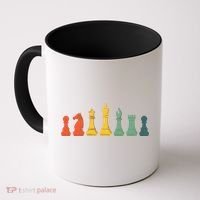 Cool Chess Lover Art Chess Players Novelty Coffee Mug thumb 0