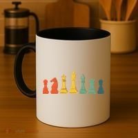 Cool Chess Lover Art Chess Players Novelty Coffee Mug thumb 4