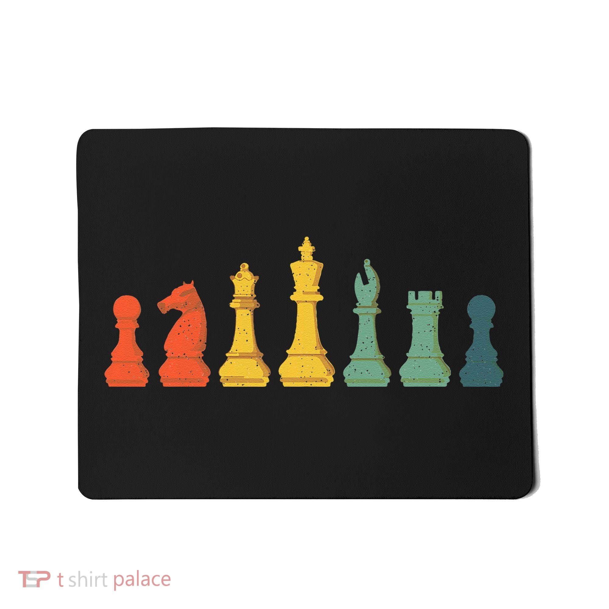 Cool Chess Lover Art Chess Players Novelty Mousepad