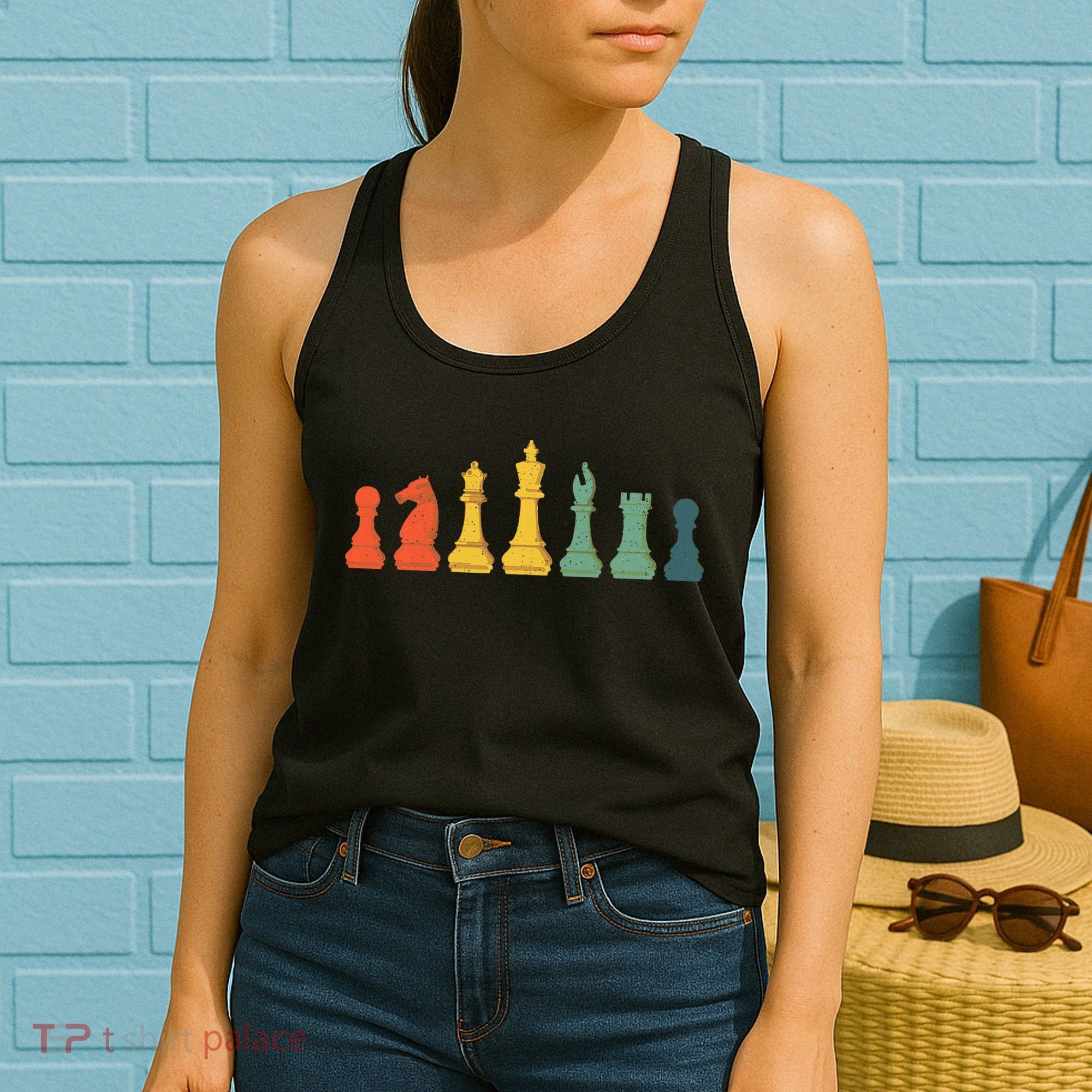 Cool Chess Lover Art Chess Players Novelty Women's Tank Top