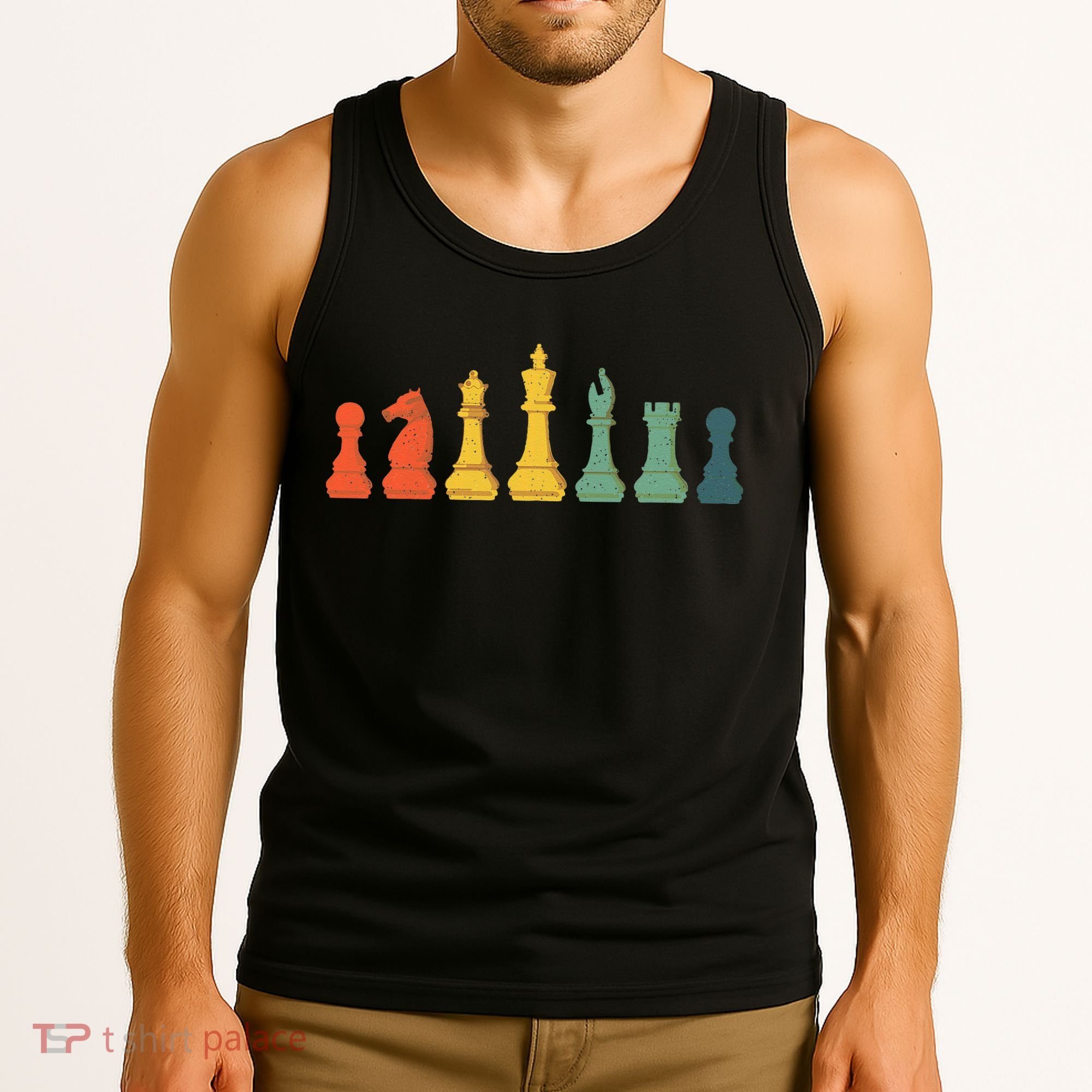 Cool Chess Lover Art Chess Players Novelty Tank Top