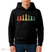 Cool Chess Lover Art Chess Players Novelty Kids Hoodie thumb 4