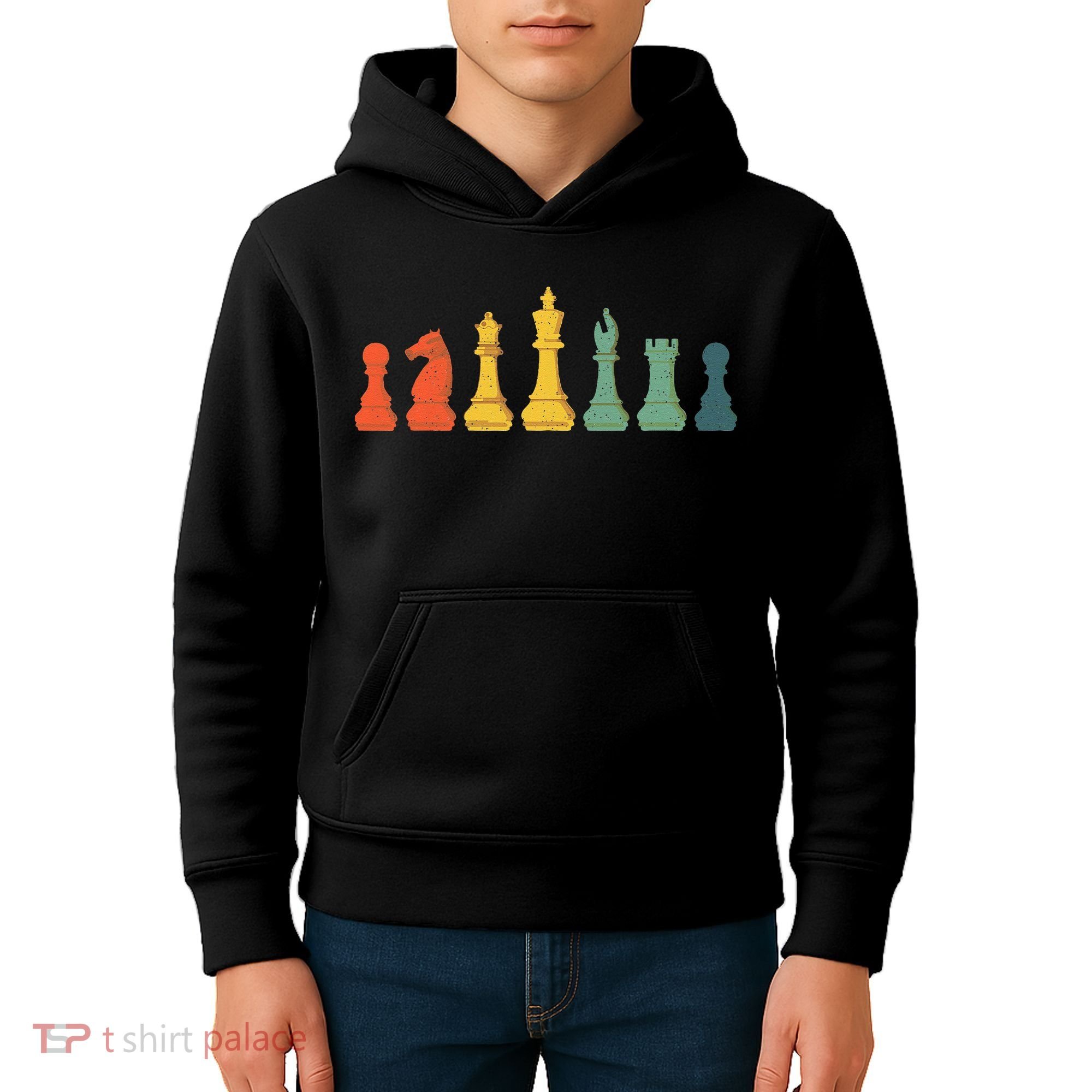 Cool Chess Lover Art Chess Players Novelty Kids Hoodie