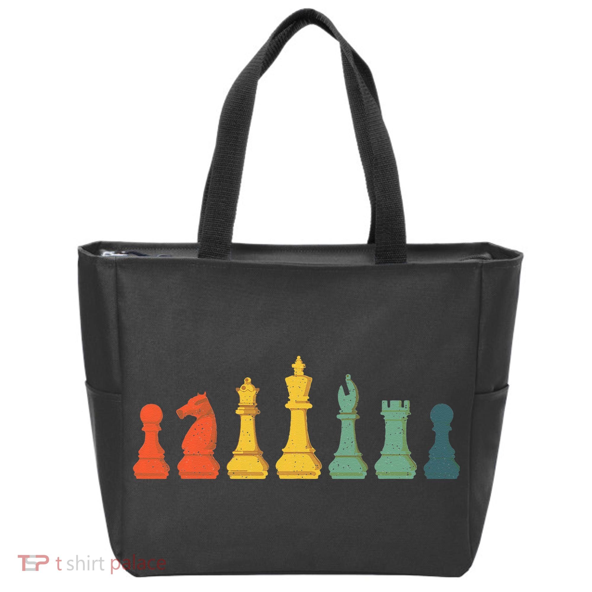 Cool Chess Lover Art Chess Players Novelty Tote Bag