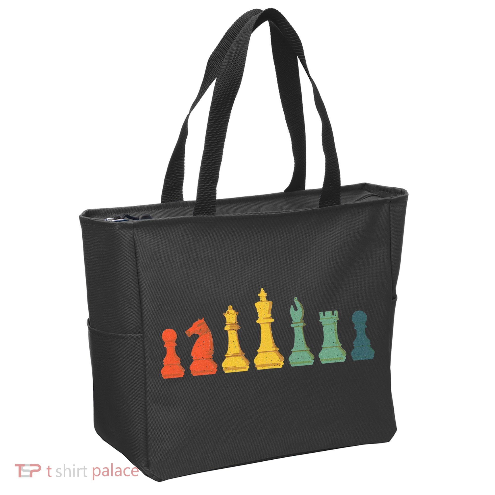 Cool Chess Lover Art Chess Players Novelty Tote Bag