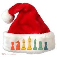 Cool Chess Lover Art Chess Players Novelty Santa Hat thumb 0