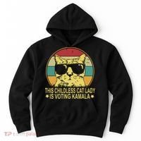 Childless Cat Ladies For Kamala Harris Hoodie thumb 0