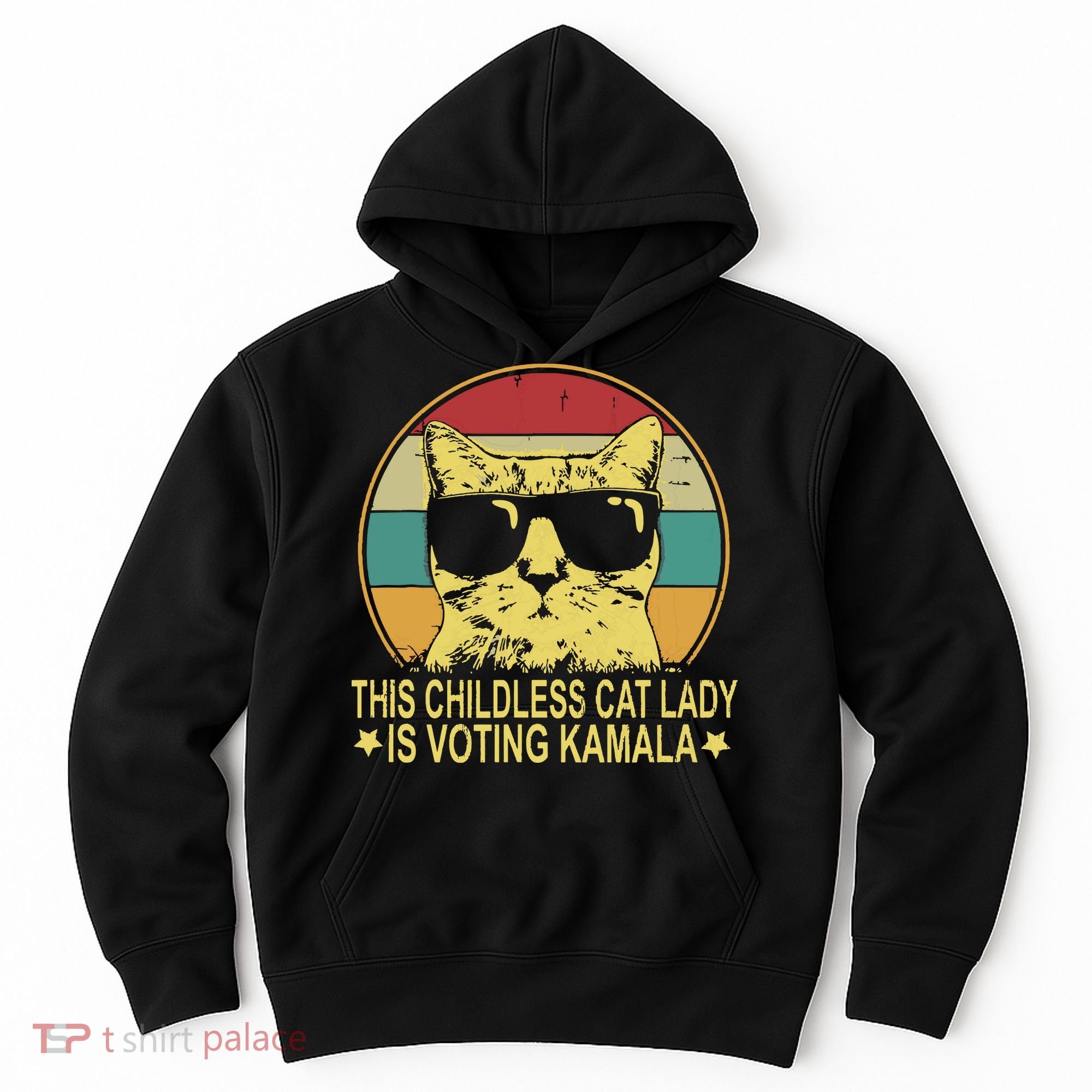 Childless Cat Ladies For Kamala Harris Hoodie