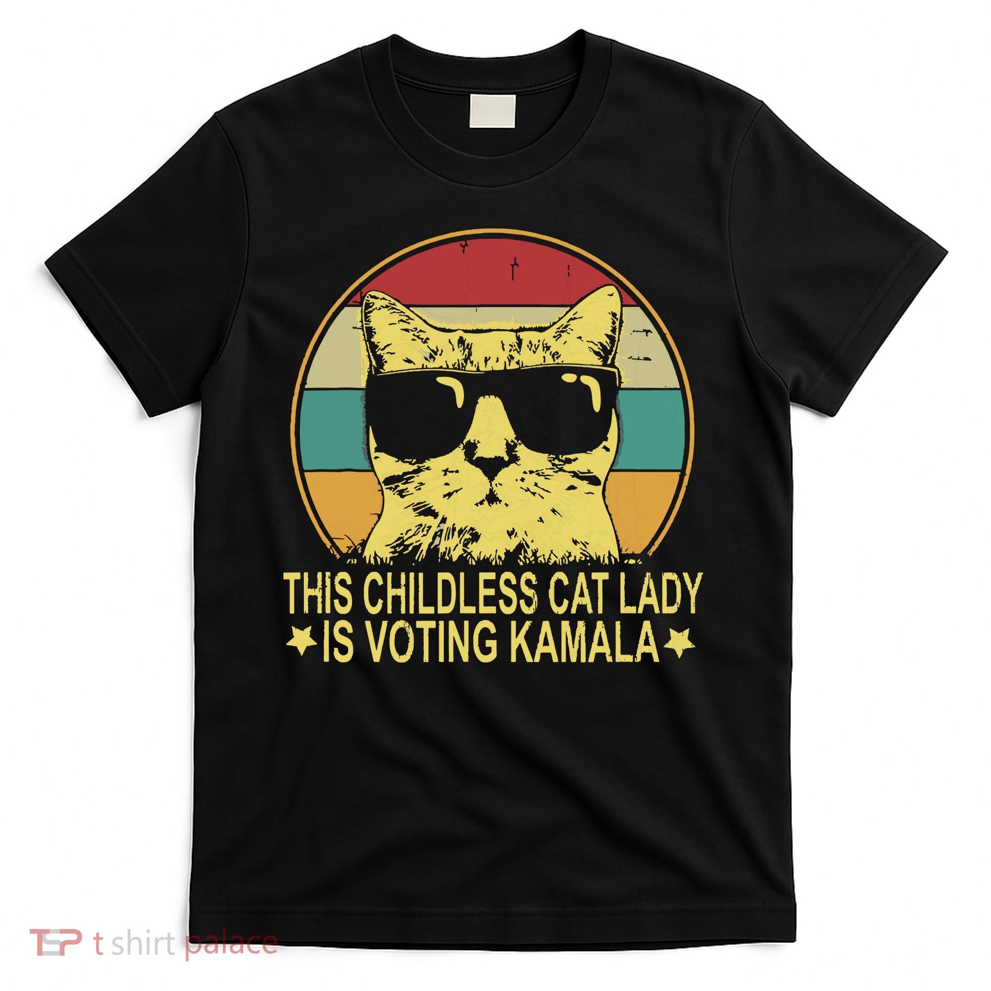 Childless Cat Ladies For Kamala Harris T-Shirt