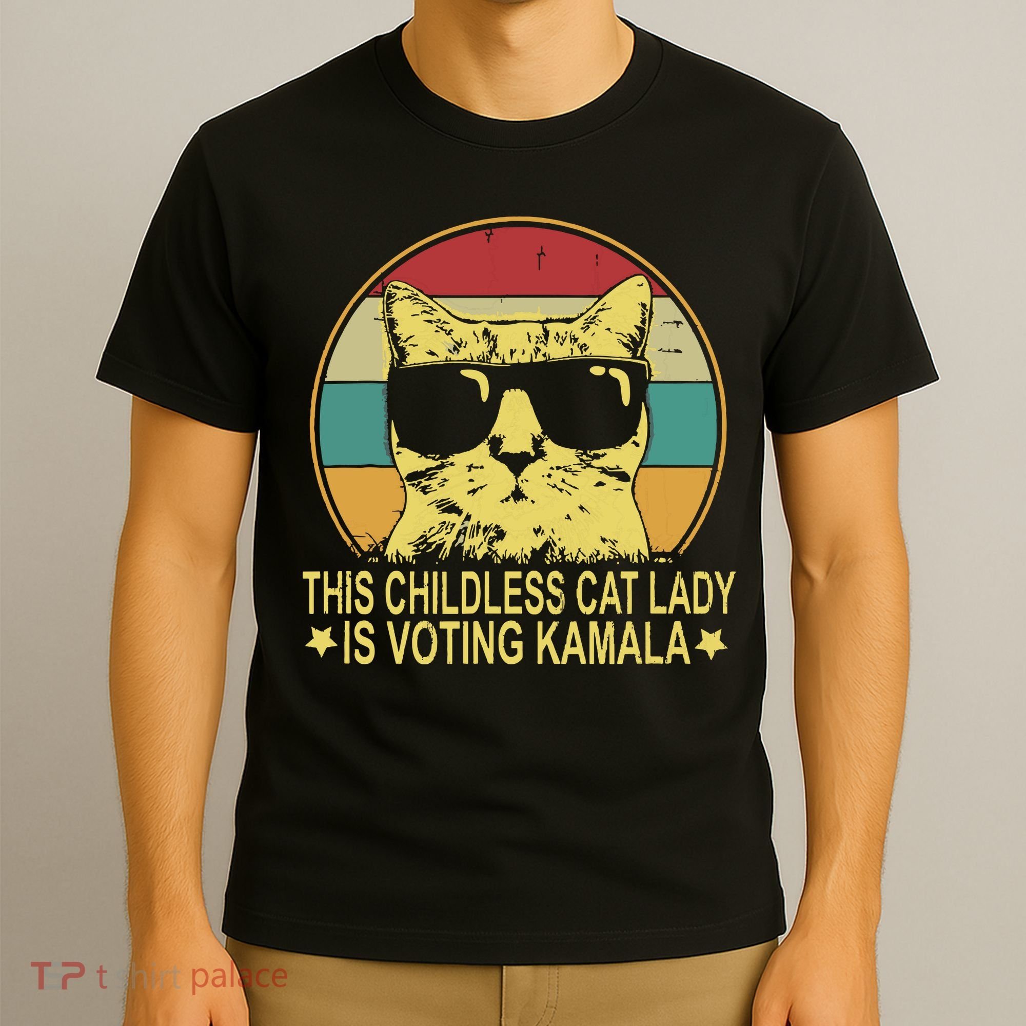 Childless Cat Ladies For Kamala Harris T-Shirt