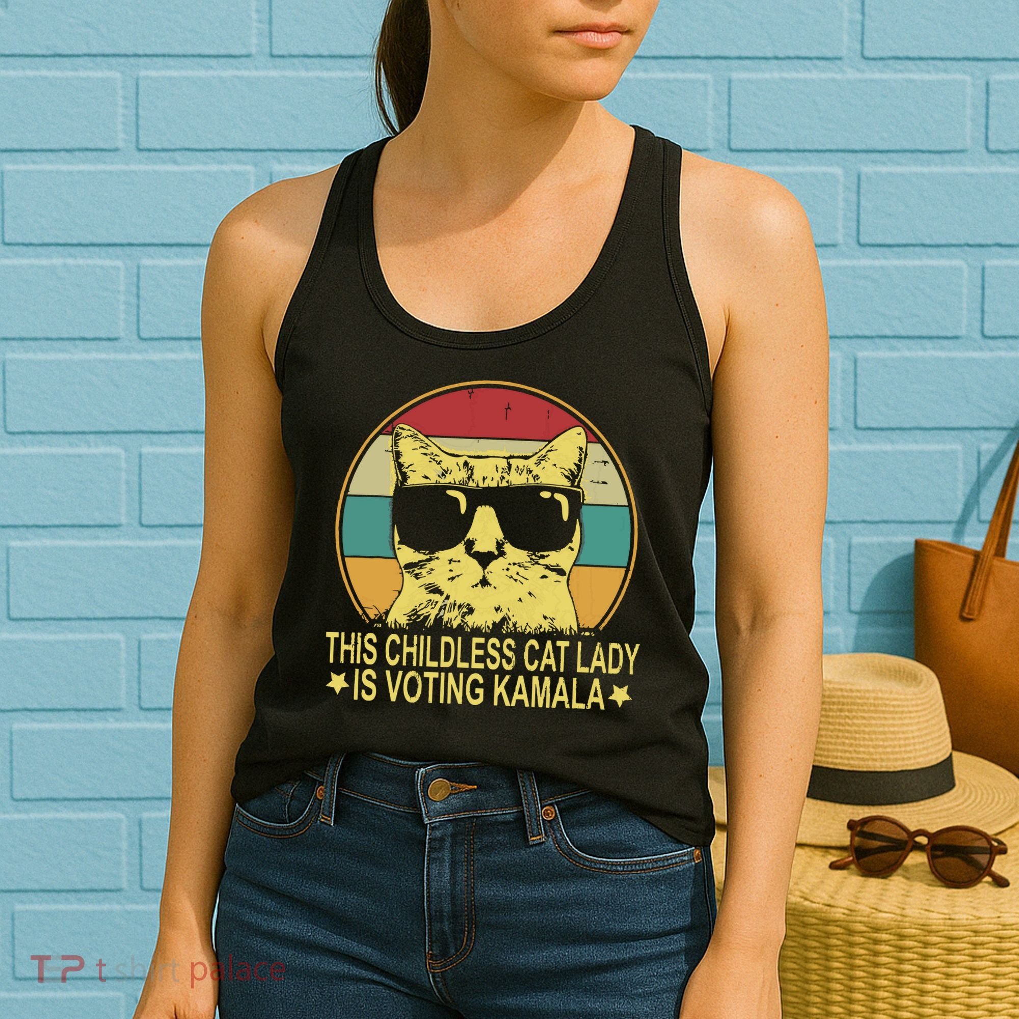 Childless Cat Ladies For Kamala Harris Women's Tank Top