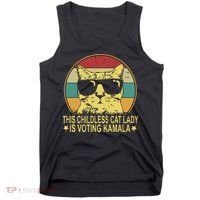 Childless Cat Ladies For Kamala Harris Tank Top thumb 0