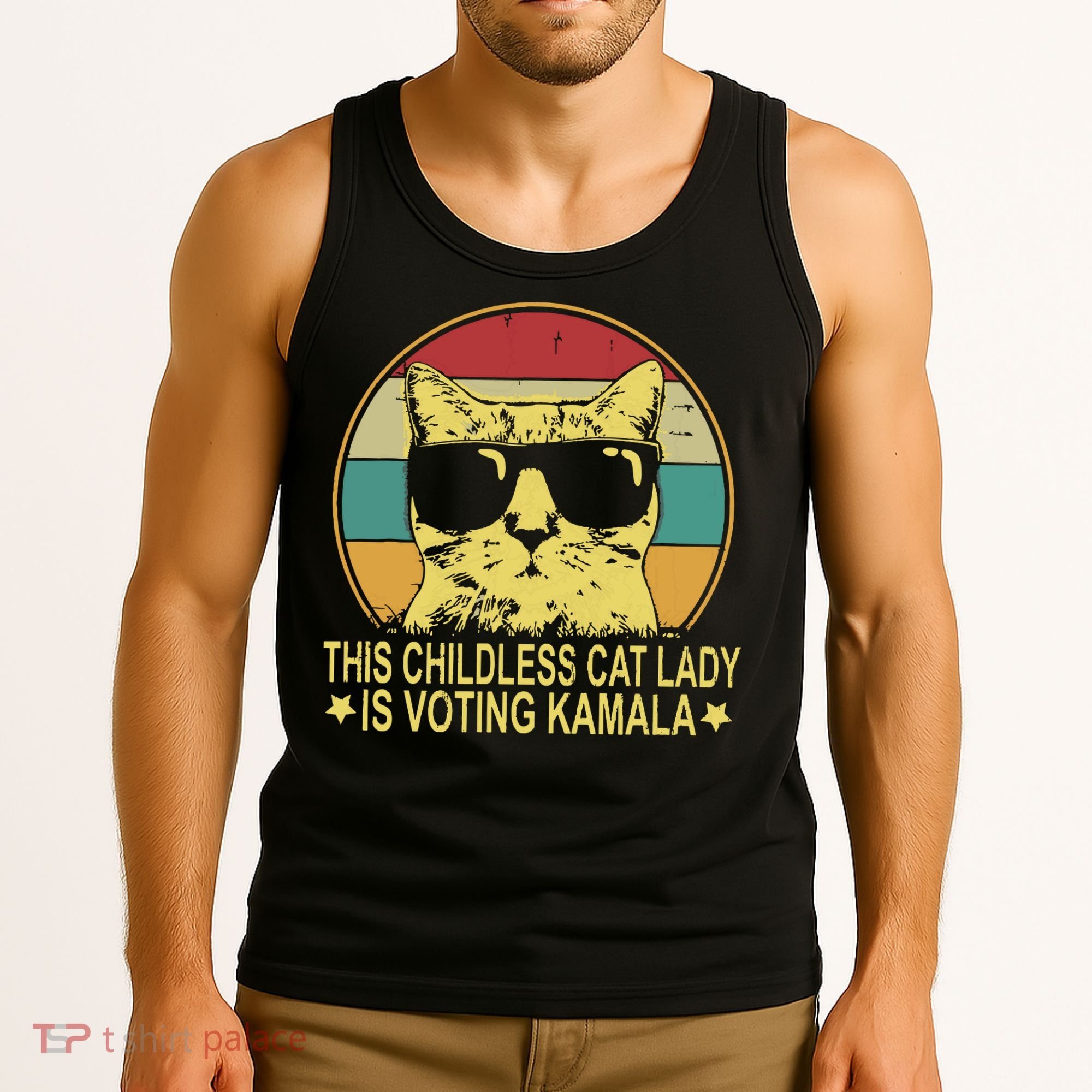 Childless Cat Ladies For Kamala Harris Tank Top