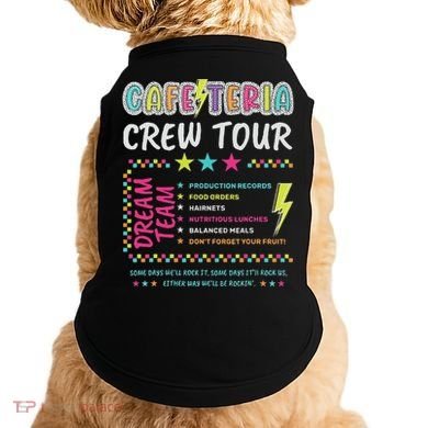 Cafeteria Crew Lunch Lady Dream Team Back To School Doggie Tank