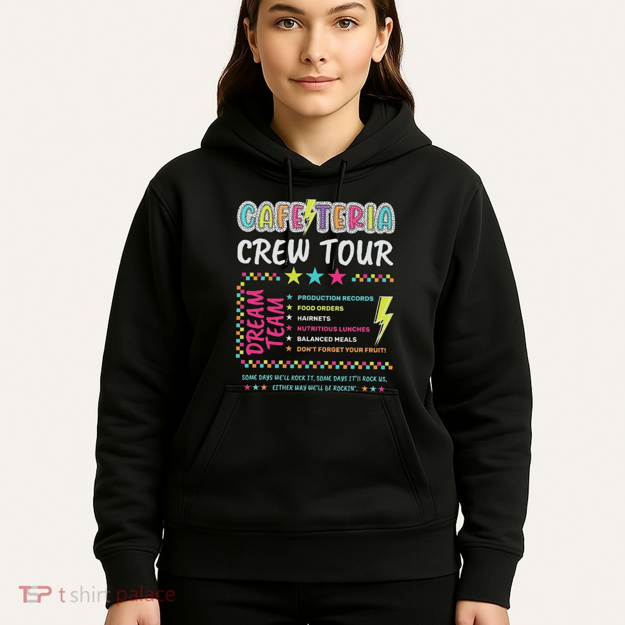 Cafeteria Crew Lunch Lady Dream Team Back To School Hoodie