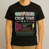 Cafeteria Crew Lunch Lady Dream Team Back To School T-Shirt thumb 3