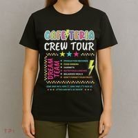 Cafeteria Crew Lunch Lady Dream Team Back To School T-Shirt thumb 4