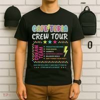 Cafeteria Crew Lunch Lady Dream Team Back To School T-Shirt thumb 6