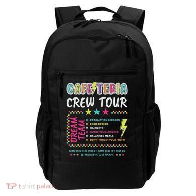 Cafeteria Crew Lunch Lady Dream Team Back To School Backpack